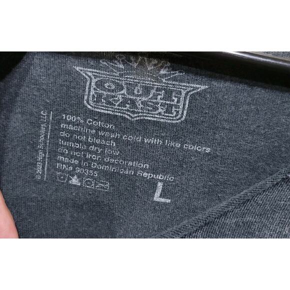 Outkas Rap Hip Hop T Shirt Vintage Wash Women Large Gray Black - Picture 4 of 9